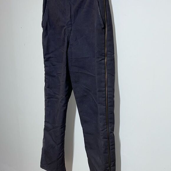 WALLS Made in USA Duck Canvas Blizzard Proof Side Zip Insulated Work pants Sz 28 - Picture 3 of 10